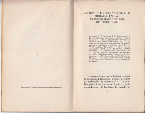 1941 Lo Permanente Y Lo Mudable En Derecho Jorge Frias Adsum 2