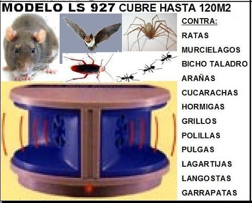 Ultrasonido Rata Cucaracha Murcielago Algunos Insecto 100m2 2