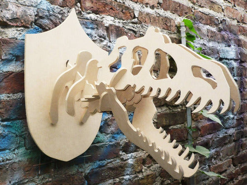3D Allosaurus Head Dinosaur Assembly Kit 1