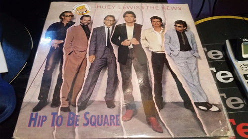 Huey Lewis & The News Hip To Be Square Vinilo Maxi Usa Promo 0