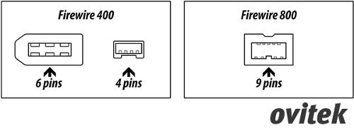 Cable De Datos Firewire 9 Pin A 4 Pin - Firewire 800 A 400 3