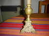 Antiguo Candelabro Religioso Bronce Labrado Decoracion O Uso 3