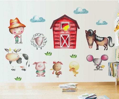 Linda Wall Vinilos Pared Granja Decoración Infantil Animales 1