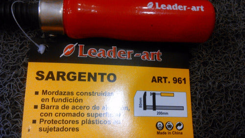 Leader ART 8 x 40 cm Sargento Cast Iron Crafts Luthier 2