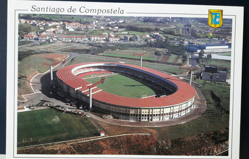 Postal Estadio De Fútbol De Santiago De Compostela  España 0