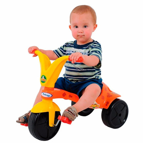 Triciclo Infantil Unisex Girafito - Cor Laranja Com Amarelo 0