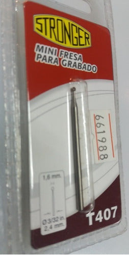 Herracor Mini Fresa Para Grabado 1.6mm T407 Stronger 0