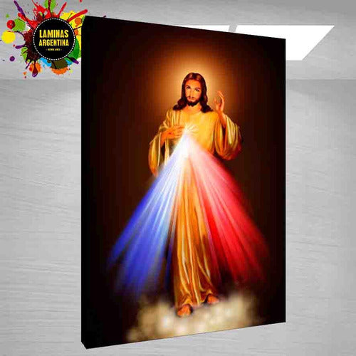 Laminas Argentina Jesus Jesucristo Lamina De Imágenes Religiosas De 70x100 Cm 3