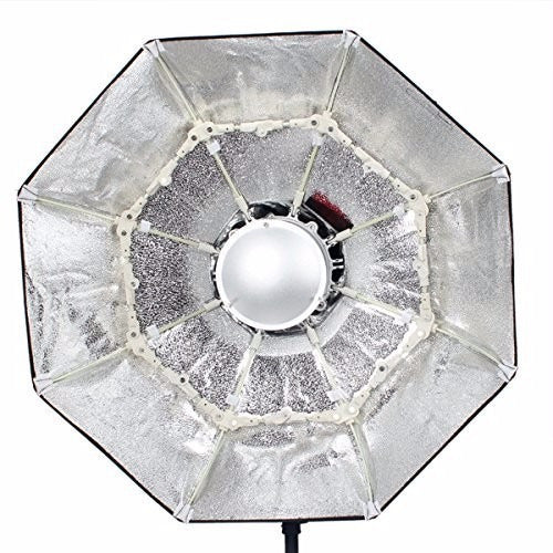 Beauty Dish Plegable 65 Cm Plateado P/ Flash De Estudio 0