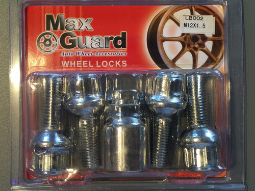 Tornillos Llantas Auto Seguridad 12mmx1.50/1.25 Jgo.x4 3