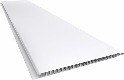 Plasbil Tablas De Pvc Blanco Liso 4 Mts 10mm Junta Seca 0