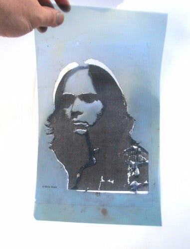 Remato Stencil Plantilla Peter Gabriel Genesis 21cm X 30cm 0