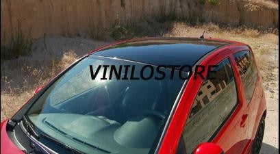 Oracal Glossy Black Vinyl for Car Roof 4