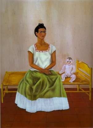 Frida Kahlo - Yo Y Mi Muñeca - 1937 - Lámina 45x30 Cm 0