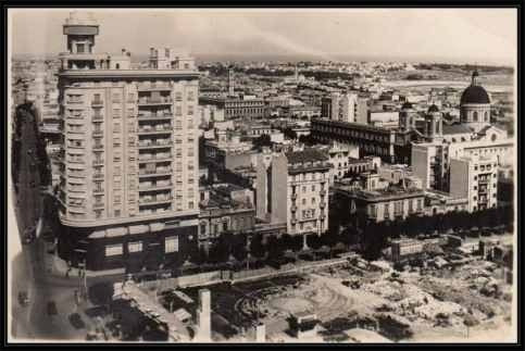 Montevideo Antiguo - Vista Del Centro - Lámina 45x30 Cm 1