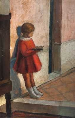 Petrona Viera - Niña Leyendo - Lámina 45x30 Cm. 0