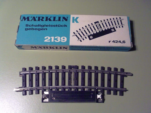 Cambio De Direccion Curva Marklin 2139 K - Como Nuevo - Caja 0