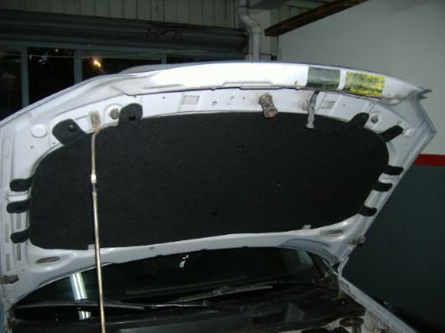 Soundproofing Fireproof Hood Blanket for Peugeot 205 3