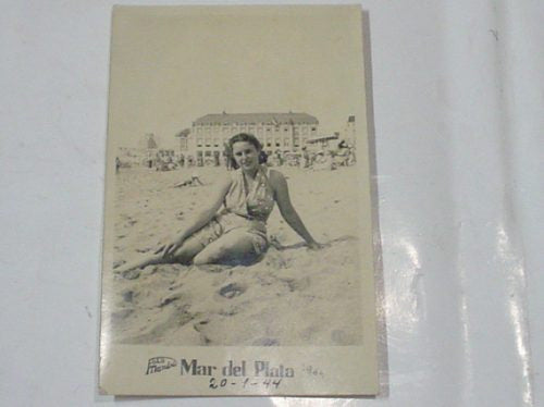 Foto Mandri Mar Del Plata 1944 Hotel Casino Fotografia  14x9 0