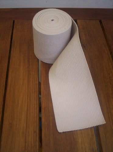 Elastic Bandage 10 cm X 5 Meters - Phlebo Aesthetics with Closure Clip! 1