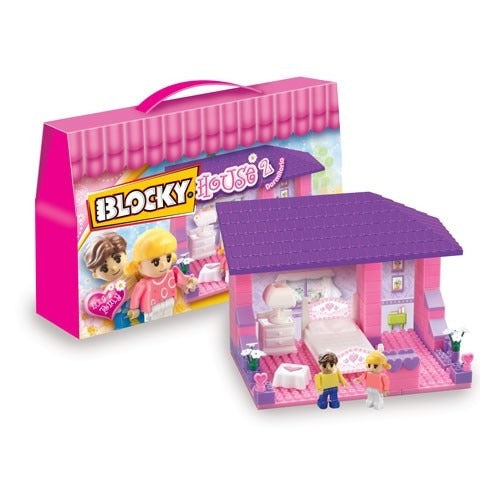 Blocky House Bedroom - 80 Pcs Rasti 01-0641 0