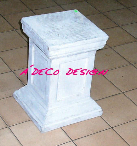 Pedestal Columna  Base Cemento 1