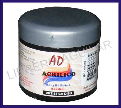 Acrilico Ad 6un Pote Grande X 200ml 0