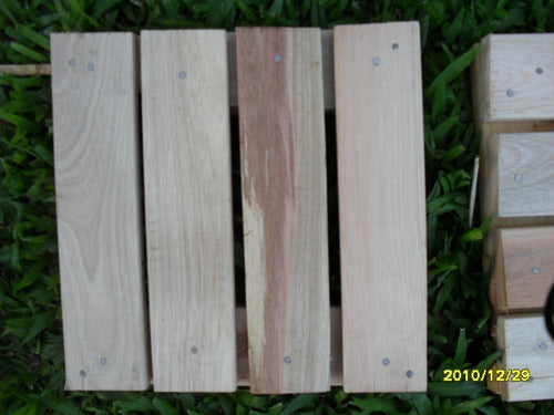 MADERAFED Wooden Floor Tiles 30x30cm - For Balconies and Gardens 2