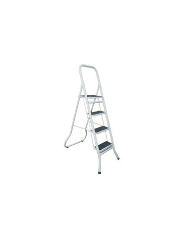 Scala Escalera Metalica Plegable Caño Acero 7 Peldaños 0