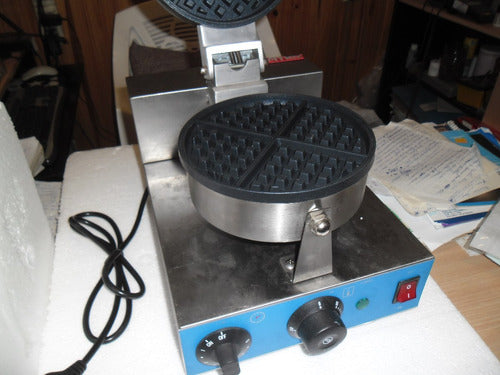 KUMA Flamemax Commercial Electric Waffle Maker 18 Cms Diameter with Thermostat 0