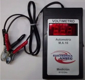 Digital Automotive Voltmeter 0 to 30V M.A.16 ANSEG 1