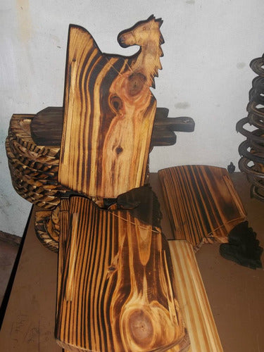 Artesanales del Tigre Estilo Campo Tablas De Asado En Madera X 30 Unidades 0