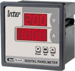 Inter Digital Amperimeter and Voltmeter 96x96mm with Relay Output 0