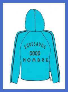 Campera Egresados  Paratodos  Uniformes Escolares Talles Xxl 1