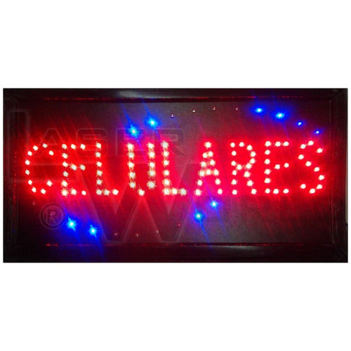 Led Sign Cartel Luminoso Celulares, Letrero Led Movimiento, Pizarra 0