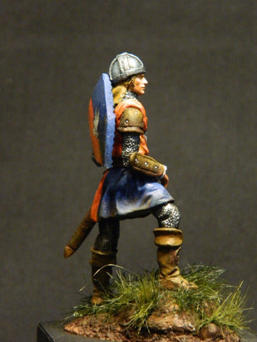 Handcrafted Painted 12th Century 54mm Medieval Knight Lead Figure 2