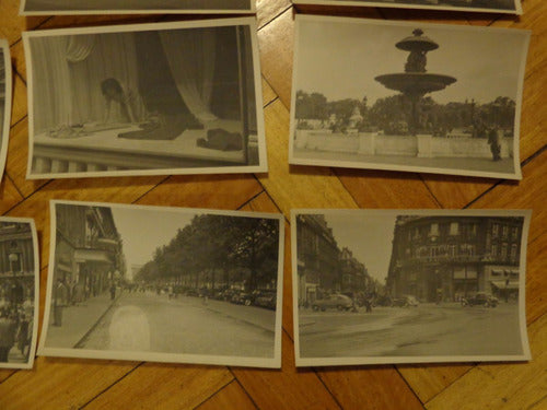 Lote De 15 Fotos Antiguas De Paris. Circa 1950 1