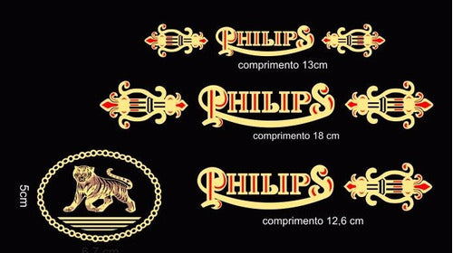 Adesivos Antiga Maquina Costura  Phillips Philips 1