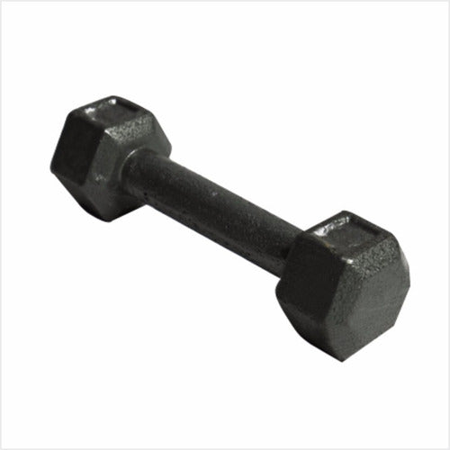 FDN Pair of 4 Kilo Solid Cast Iron Dumbbells 1