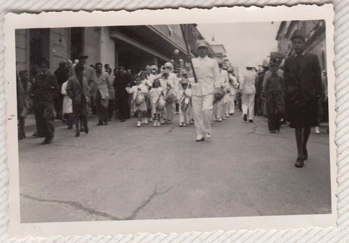 1952 Paysandu Fotografia Real De Desfile Callejero Vintage 0