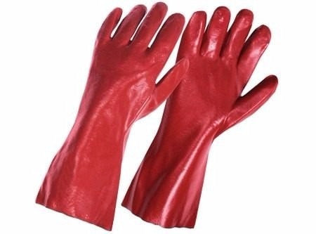 TodoBotas Red PVC Thick Gloves 40cm X6 Pairs - The Most Durable 5