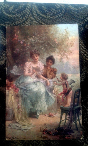 Antiguas Postales Francesas H. Zatzka Serie142 Completa 1919 0