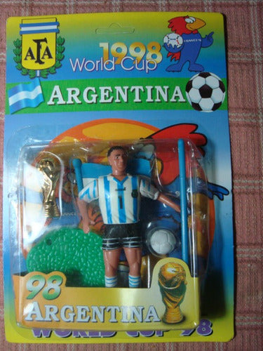 Jugador De Futbol Burgos Argentina 1998 Juguete Muñeco Juego 1