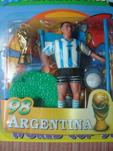 Jugador De Futbol Burgos Argentina 1998 Juguete Muñeco Juego 0