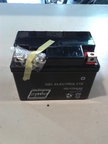 Hellux Gel Motorcycle Battery YB4LB 12V Size 120x71x91mm 0