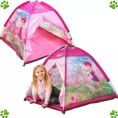 Iplay Carpa Casita Plegable Princesas Hadas Pelotero + 50 Pelotas 3