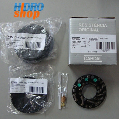 Kit Resistência Aquecedor Individual 5t Moderno Cardal 6500w 1