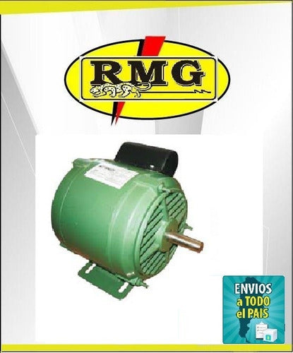 Motor Electrico 220v Con Llave Int. Rmg Romig Hormigonera 2