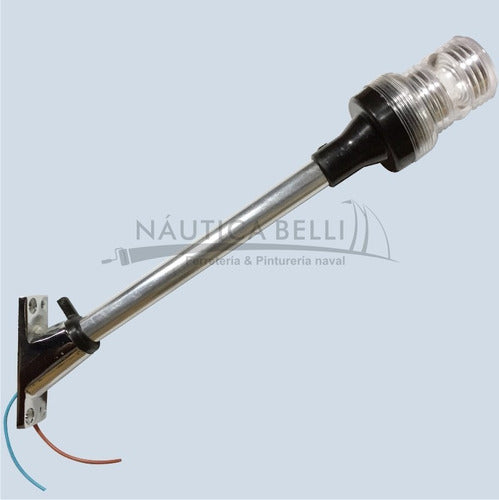 Marine Telescopic Short Mast with Light for Boats 1