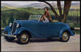 Chevrolet Año 1935 Roadster - Autos - Lámina 45x30 Cm. 0